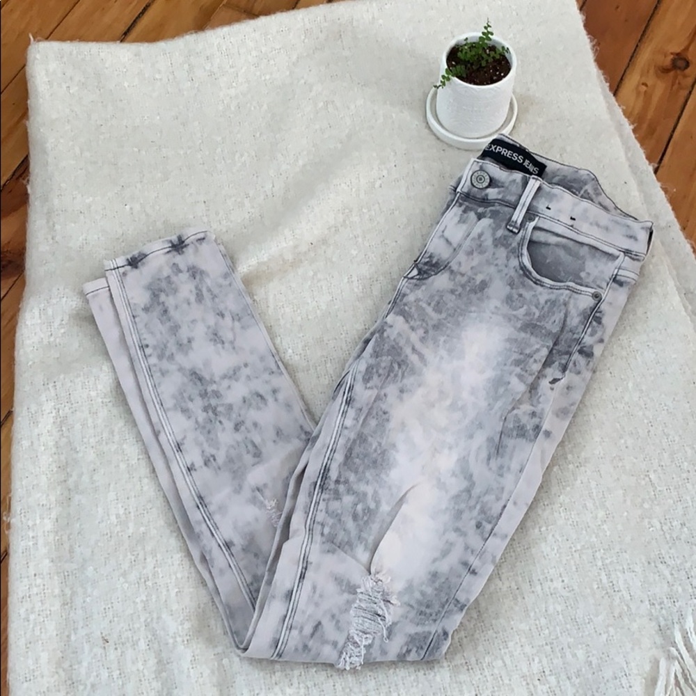 Grey Denim Skinny